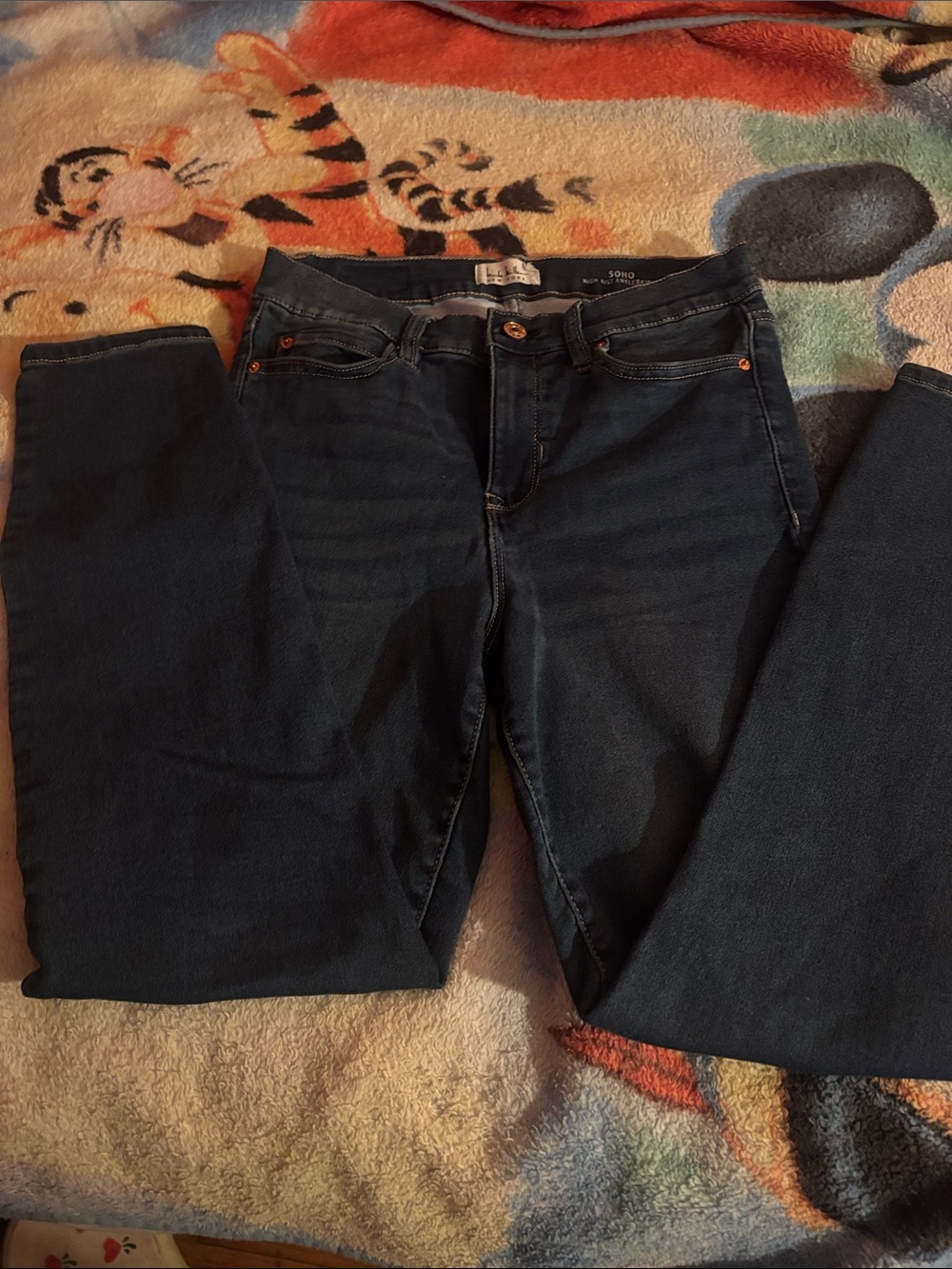 Nicole Miller Dark Indigo Skinny Jeans